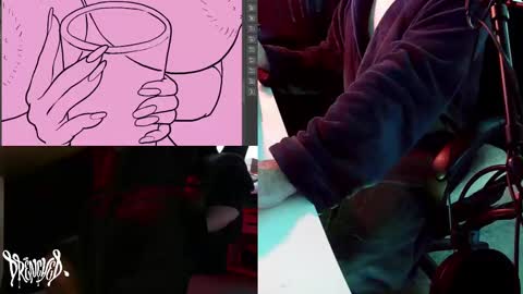 Snapshot of drenchedart chatting on February 26, 6:37 pm Drenched online show from February 26, 6:37 pm