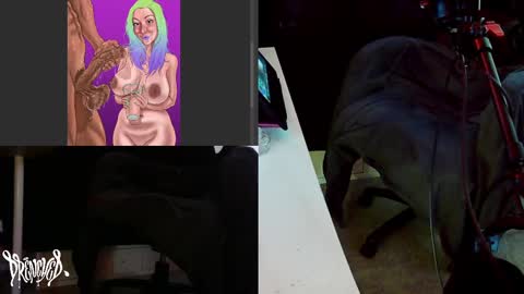 Snapshot of drenchedart chatting on March 7, 6:54 pm Drenched online show from March 7, 6:54 pm