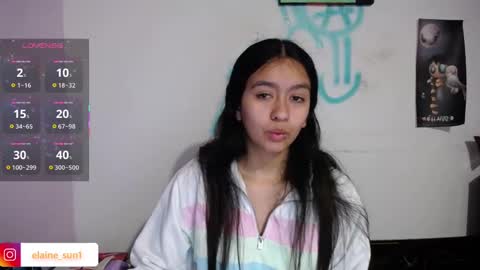 Snapshot of elaine_sun chatting on February 26, 3:57 am Elaine eli online show from February 26, 3:57 am