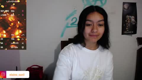 Snapshot of elaine_sun chatting on December 15, 4:18 am Elaine eli online show from December 15, 4:18 am