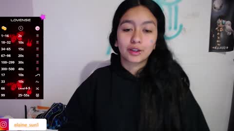 Snapshot of elaine_sun chatting on February 14, 5:09 am Elaine eli online show from February 14, 5:09 am