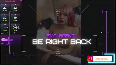 Snapshot of ema_saenz_ chatting on January 30, 7:29 am Sofia online show from January 30, 7:29 am