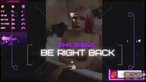Snapshot of ema_saenz_ chatting on February 13, 7:13 am Sofia online show from February 13, 7:13 am
