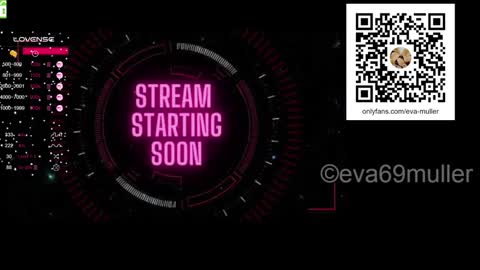 Snapshot of eva69muller chatting on February 8, 8:52 am Eva next show 8pm CEST AMST online show from February 8, 8:52 am