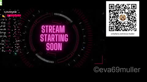 Snapshot of eva69muller chatting on January 18, 9:02 am Eva next show 8pm CEST AMST online show from January 18, 9:02 am