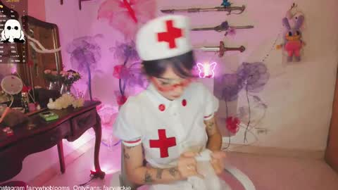 Snapshot of fairywhore chatting on February 17, 4:09 am Jackie Cosplayer online show from February 17, 4:09 am