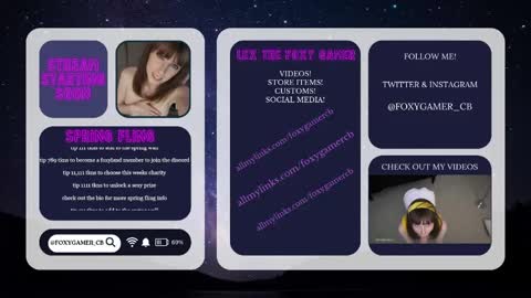 Lex Vive foxygamer cb online show from May 26, 1:23 am