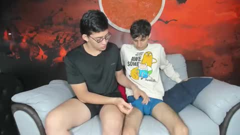 new boys patrick and ander online show from March 26, 8:58 pm