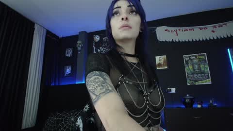 Snapshot of goddess_mortem chatting on February 1, 11:16 pm Mortem model independientfollow me on my telegram channel online show from February 1, 11:16 pm
