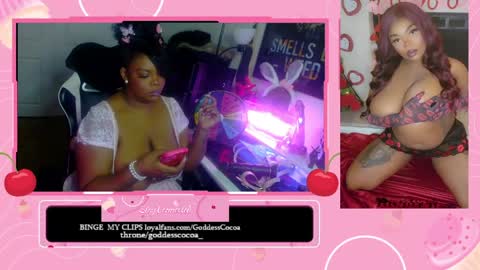 Goddess Cocoa online show from April 5, 11:02 pm
