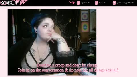 Goddess Fe online show from June 23, 1:13 am