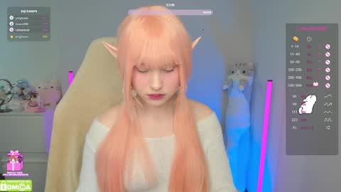Snapshot of gylaxie chatting on February 23, 5:34 am online show from February 23, 5:34 am