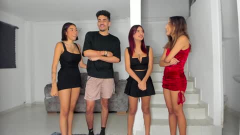 left to right  april- giorgia - riley - annie online show from February 3, 9:30 am