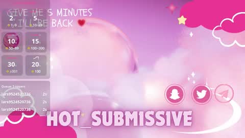 Snapshot of hot_submissive666 chatting on February 22, 9:48 pm summer online show from February 22, 9:48 pm