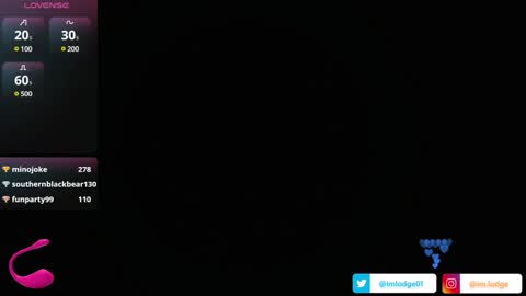 Snapshot of imlodge chatting on January 15, 5:19 am Camilo Lodge online show from January 15, 5:19 am