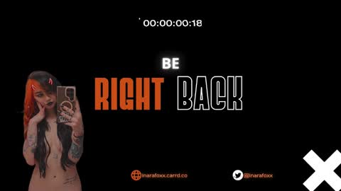 Inarafoxx online show from December 18, 5:15 am