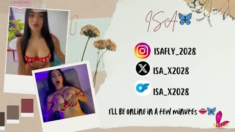 Snapshot of isamonroee chatting on March 7, 1:20 am Isa Monroee online show from March 7, 1:20 am