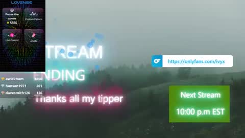 Snapshot of ivyxnyxx chatting on February 1, 12:40 am Ivy Nyxx online show from February 1, 12:40 am