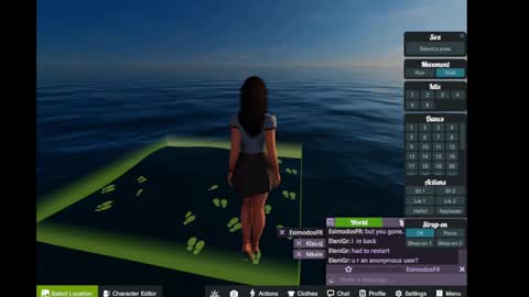 Snapshot of jstel chatting on February 22, 2:08 pm EleniGr online show from February 22, 2:08 pm
