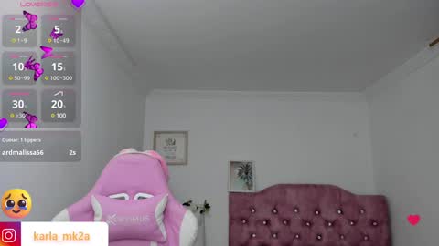 Snapshot of karla_cutee1 chatting on March 3, 11:22 am karla online show from March 3, 11:22 am