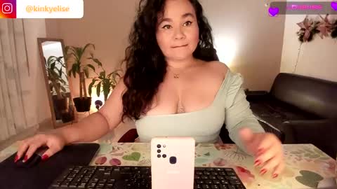 Snapshot of kinkyelise chatting on January 6, 8:57 am Jenny online show from January 6, 8:57 am