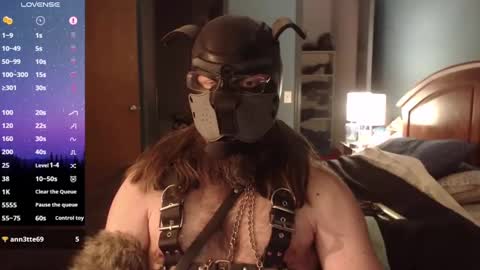 kinkywolf87 online show from January 17, 12:20 am