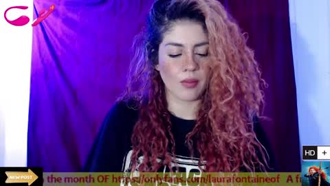 Snapshot of laura_fountain_ chatting on January 24, 4:49 pm weedcam Curly Laura OF    online show from January 24, 4:49 pm