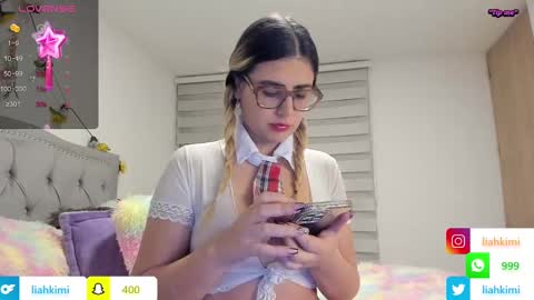 Snapshot of liahkimi chatting on January 21, 3:26 am Lia online show from January 21, 3:26 am