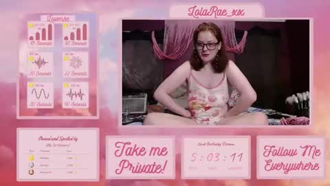 lolarae_xx online show from June 9, 10:48 am