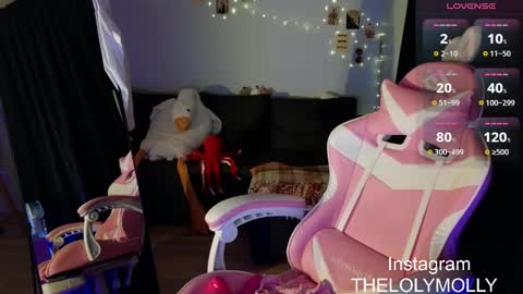 Snapshot of lolymolli chatting on February 6, 8:23 pm Molli online show from February 6, 8:23 pm