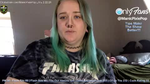 ManicPixiePop online show from February 22, 9:39 pm