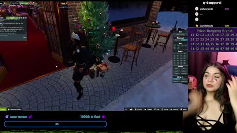Snapshot of maudlinbrat chatting on December 6, 7:15 am maudLin online show from December 6, 7:15 am