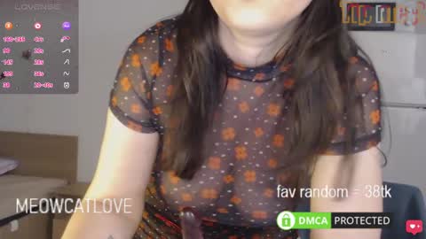 Snapshot of meowcatlove chatting on March 1, 10:42 pm meowcatlove online show from March 1, 10:42 pm