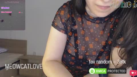 Snapshot of meowcatlove chatting on February 28, 9:55 pm meowcatlove online show from February 28, 9:55 pm