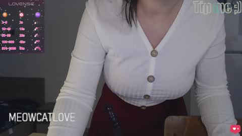 Snapshot of meowcatlove chatting on January 8, 8:39 pm meowcatlove online show from January 8, 8:39 pm