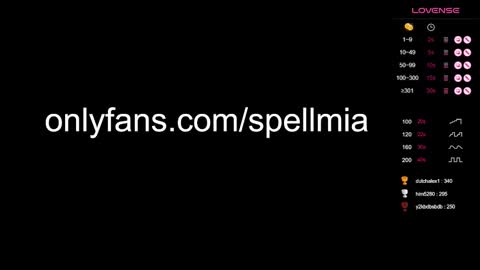 Mia  instagram miasspell online show from December 7, 12:46 am