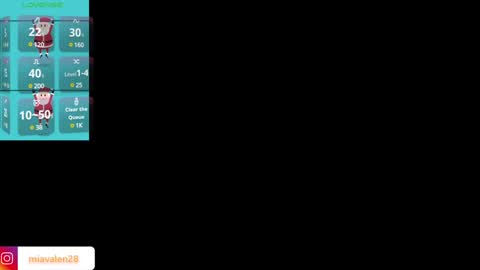 Miaa valentinaaa online show from January 24, 1:24 am