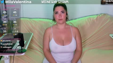 Snapshot of milavalentinax chatting on March 12, 4:51 am Mila Valentina online show from March 12, 4:51 am