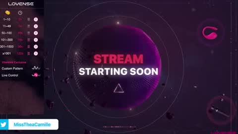 MissThea online show from February 1, 7:44 pm