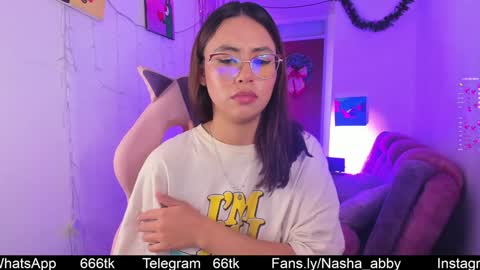 Snapshot of nasha_abby chatting on December 12, 9:04 pm Call me Nasha online show from December 12, 9:04 pm