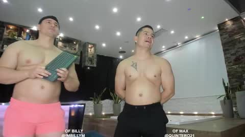 Snapshot of naughty_hot_guys_team chatting on February 19, 5:16 am Billys Boys online show from February 19, 5:16 am