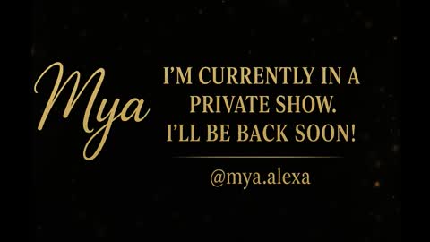 Mya Alexya online show from February 28, 12:09 pm