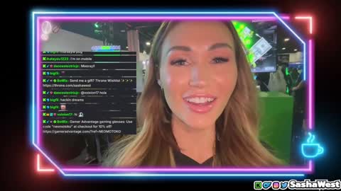 Sasha West online show from February 8, 2:47 am