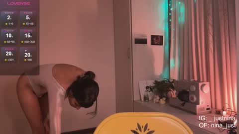 Snapshot of nina_just chatting on December 2, 12:01 am Nina. online show from December 2, 12:01 am