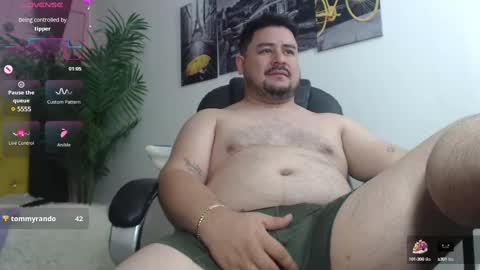 Snapshot of oso_gael chatting on February 13, 8:55 pm Bear Gael online show from February 13, 8:55 pm
