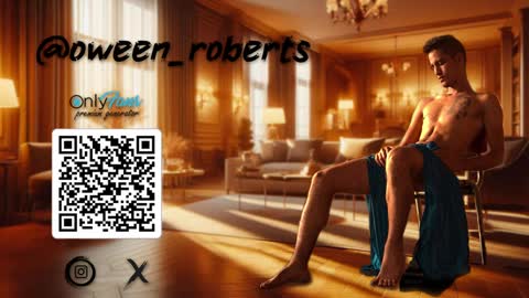 Snapshot of oween_roberts chatting on December 30, 3:34 pm Oween online show from December 30, 3:34 pm