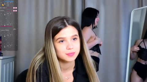 Lora black  and Lili blonde welcome you here online show from January 31, 2:39 pm