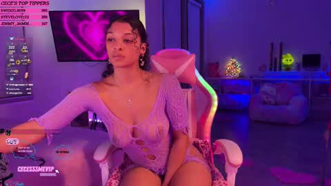Snapshot of princess_cece chatting on February 22, 4:07 am Cece NEXT LIVESTREAM -- DEC. 4th 7 PM CST online show from February 22, 4:07 am