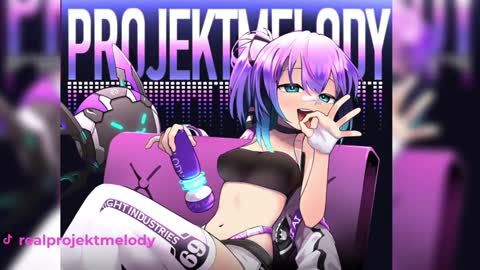 Snapshot of projektmelody chatting on January 1, 3:13 am Melody AKA Mel Melly online show from January 1, 3:13 am