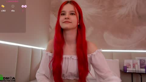 Snapshot of rina_red_ chatting on February 1, 1:44 am Rina online show from February 1, 1:44 am